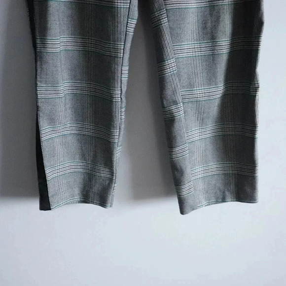 BBJ Women's Grey Large High Rise Business Straight Leg Office Trouser Pants - Picture 9 of 11